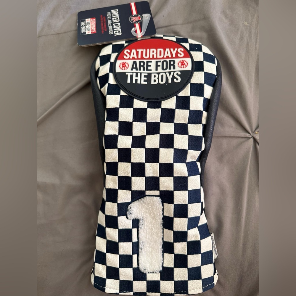 Barstool Sports Checkered Golf Club Cover